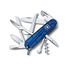 Нож Victorinox Huntsman, синий полупрозрачный - изображение 1