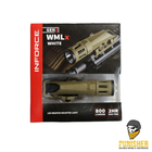 Ліхтар зброї Inforce-WMLx White Gen-2 WX-06-1 Coyote Tan 7700000026675 - зображення 5