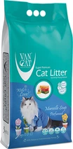 Наполнитель для кошачьего туалета Van Cat Super Premium Quality Marseille Soap Бентонитовый комкующий 5 кг (6 л) (8699245857740)
