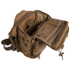 Тактическая сумка Silver Knight наплечная с системой M.O.L.L.E Black (803-coyote) - изображение 3