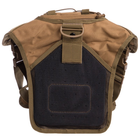 Тактическая сумка Silver Knight наплечная с системой M.O.L.L.E Black (803-coyote) - изображение 4