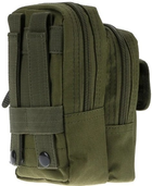 Тактическая сумка подсумок Tactic Mini warrior с системой M.O.L.L.E Olive (103-olive) - изображение 2