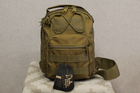 Тактичний рюкзак Silver Knight однолямочный з системою M. O. L. L. E Coyote (098-coyote) - зображення 13