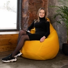 Кресло Мешок Груша 3D-сетка 150х100 Студия Комфорта размер Большой Желтый - изображение 2