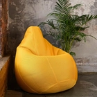 Крісло Мішок Груша 3D-сітка 150х100 Студія Комфорту розмір Великий Жовтий - зображення 3