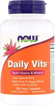 Мультивитаминный комплекс и минералы Now Foods Daily Vits 120 капсул (733739037763)