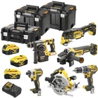 Набор из шести аккумуляторных бесщеточных инструментов DeWalt DCK685P3T