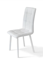Стул для кухни Тринити Микс Мебель Белый (металл/кожзам FLY2300)