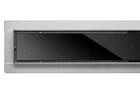 Трап для душа из нержавеющей стали, с сухим затвором FALA BLACK GLASS 80 см (75388)
