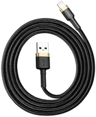 Кабель Baseus Kevlar Cable Lightning – USB 1.0 м 2 A Black-Gold (CALKLF-BV1)