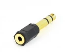 Адаптер Cablexpert (A-6.35M-3.5F) 6.35 mm M - 3.5 mm F, чорний