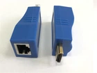 Удлинитель HDMI-RJ45 Ethernet Atcom до 30m (в комплекте 2 шт) Blue