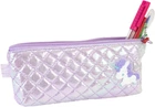 Пенал Cool For School перламутровый 1 отделение фиолетовый (CF87058)