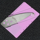 Нож кредитная карта Iain Sinclair Cardsharp (длина: 14.2cm, лезвие: 6.2cm), розовый - изображение 3