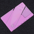 Ніж кредитна карта Iain Sinclair Cardsharp (довжина: 14.2 см, лезо: 6.2 cm), рожевий - зображення 4