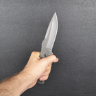 Нож фиксированный Boker ZD-075 (длина: 22.5см, лезвие: 11.5см), ножны кожа - изображение 6