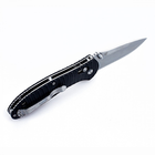 Нож складной Ganzo G7392P (длина: 205мм, лезвие: 87мм, сатин), черный - изображение 3