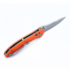 Нож складной Ganzo G7392P (длина: 205мм, лезвие: 87мм, сатин), оранжевый - изображение 3