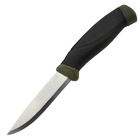Нож фиксированный Mora Companion (длина: 215мм, лезвие: 102мм, углеродистая сталь), зеленый - изображение 1