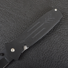 Нож складной Ontario Bob Dozier Arrow (длина: 208мм, лезвие: 92мм, чёрное), черный 9101 - изображение 5