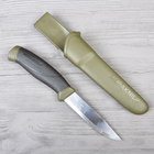Нож фиксированный Mora Companion (длина: 215мм, лезвие: 102мм, углеродистая сталь), зеленый - изображение 9