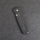 Нож складной Ontario Bob Dozier Arrow (длина: 208мм, лезвие: 92мм, сатин), черный 9100 - изображение 13