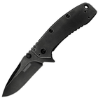 Нож складной Kershaw Cryo II (длина: 195мм, лезвие: 83мм, черное), черный - изображение 1