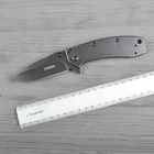 Нож складной Kershaw Cryo II (длина: 195мм, лезвие: 83мм, черное), черный - изображение 7