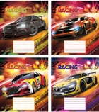 Набор тетрадей ученических Мрії збуваються Racing B5 клетка 12 листов на скобе картонная обложка 4 дизайна 20 шт (ТА5.1211.3180к) - изображение 1