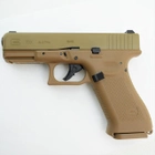 Пистолет пневматический Umarex Glock19X Tan Blowback кал. 4.5 мм ВВ (3986.01.95) - изображение 1