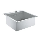 Мийка для кухні GROHE з нержавіючої сталі Sink K800 518x560мм прямокутна врізна матова 0.7мм із сифоном 31583SD0
