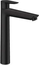 Смеситель для раковины HANSGROHE Talis E 240 матовый черный 71716670 с донным клапаном