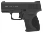 Пістолет стартовий Retay P114. 9 мм. black. - зображення 1