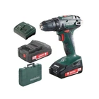 Акумуляторний дриль-шурупокрут Metabo BS 18, 2 акумуляторні блоки Li-Power (18 В/2,0 Ач) (Кейс) 602207560 (5787)