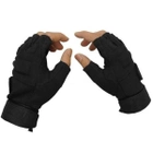 Перчатки тактические беспалые BLACKHAWK размер XL Черные - изображение 4