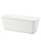 Горшок балконный Form-Plastic Sahara-40 5,7 л белый с подставкой (3180-011)