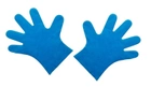 Рукавиці TPE Unex Medical Products неопудрені нестерильні розмір L 200 шт. — 100 пар Блакитні (77-47-1) - зображення 2