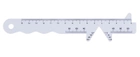 Лінійка пупілометр № 2 Hbbit Tools для підбору очок 150 мм (mpm_7454) - зображення 1