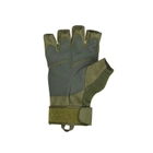 Беспалые перчатки Lesko E302 Green M без пальцев армейские военные тактические (F_7331-27162) - зображення 3