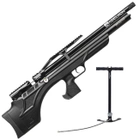 Пневматична PCP гвинтівка Aselkon MX7 Black кал. 4.5 + Насос Borner для PCP в подарунок - зображення 1