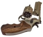 Револьвер под патрон Флобера PROFI-4.5" сатин/бук + в подарок Патроны Флобера 4 мм Sellier&Bellot Sigal (200 шт) - изображение 5