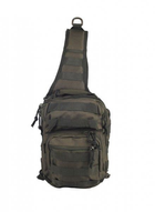 Однолямочный рюкзак тактичний MIL-TEC Олива - зображення 4