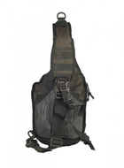 Однолямочный рюкзак тактичний MIL-TEC Олива - зображення 5