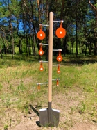 Минитир "Вертушки в дерево 8 шт мелкан", для калибра 22LR. Сателит (739) - изображение 5