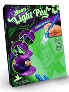 Набор для рисования ультрафиолетом Danko Toys Neon Light Pen NLP-01 с трафаретами