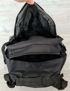 Рюкзак чоловічий тактичний 50402 чорного кольору 47 см х 33 см х 18 см - зображення 3