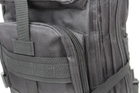 Тактичний рюкзак чоловічий 50410 чорного кольору 41 см х 23 см х 22 см - зображення 6