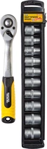 Набор насадок торцевых Mastertool CRV 1/2" 8-19 мм трещотка 72Т 11 шт (78-1311)