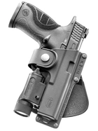 Кобура Fobus для Glock-17/22 з підствольним ліхтарем, фіксатор поясний (2370.17.61) - зображення 1