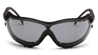 Балистические очки защитные с уплотнителем Pyramex модель V2G (gray) Anti-Fog, серые - изображение 2